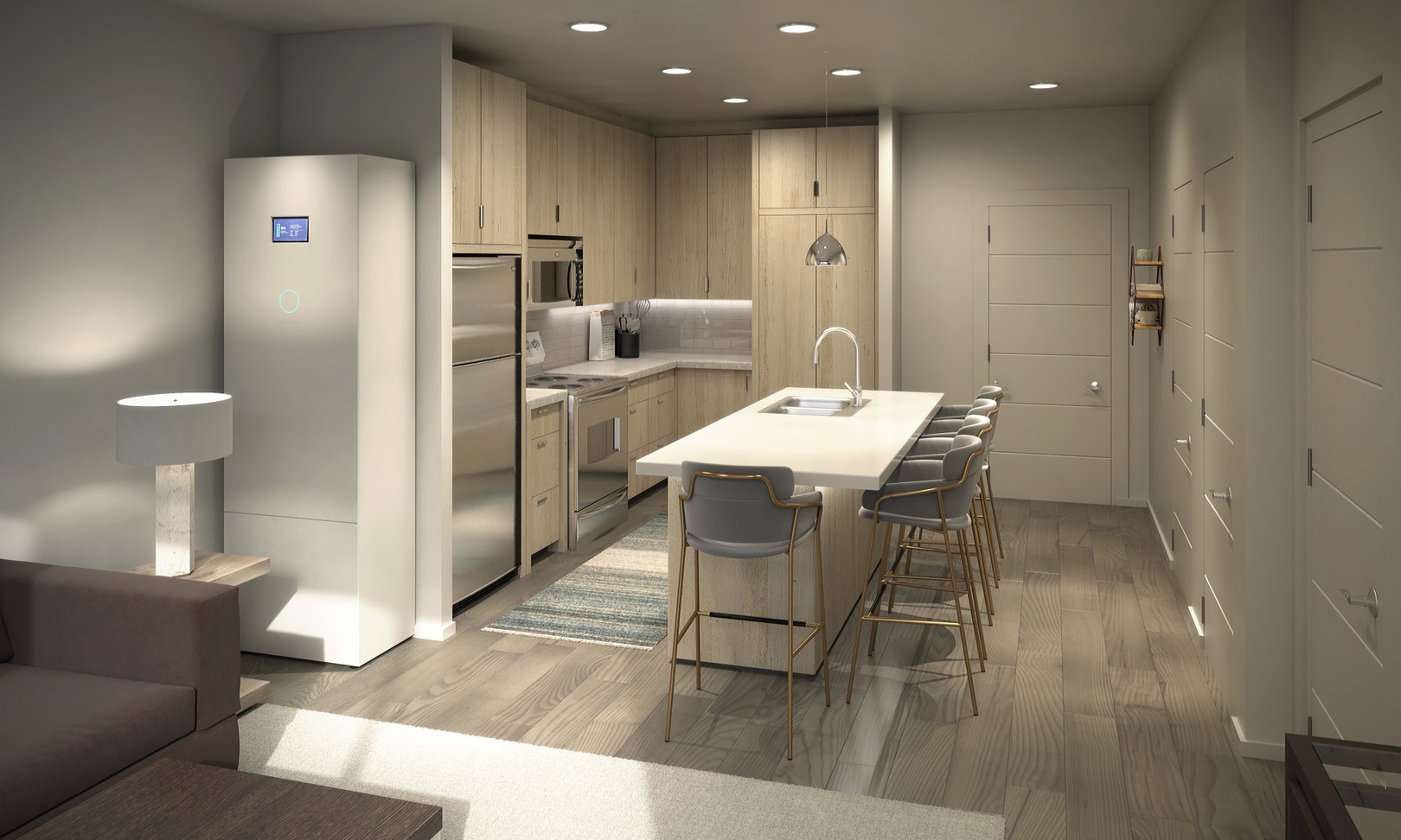 Soleil Lofts interior apartment.