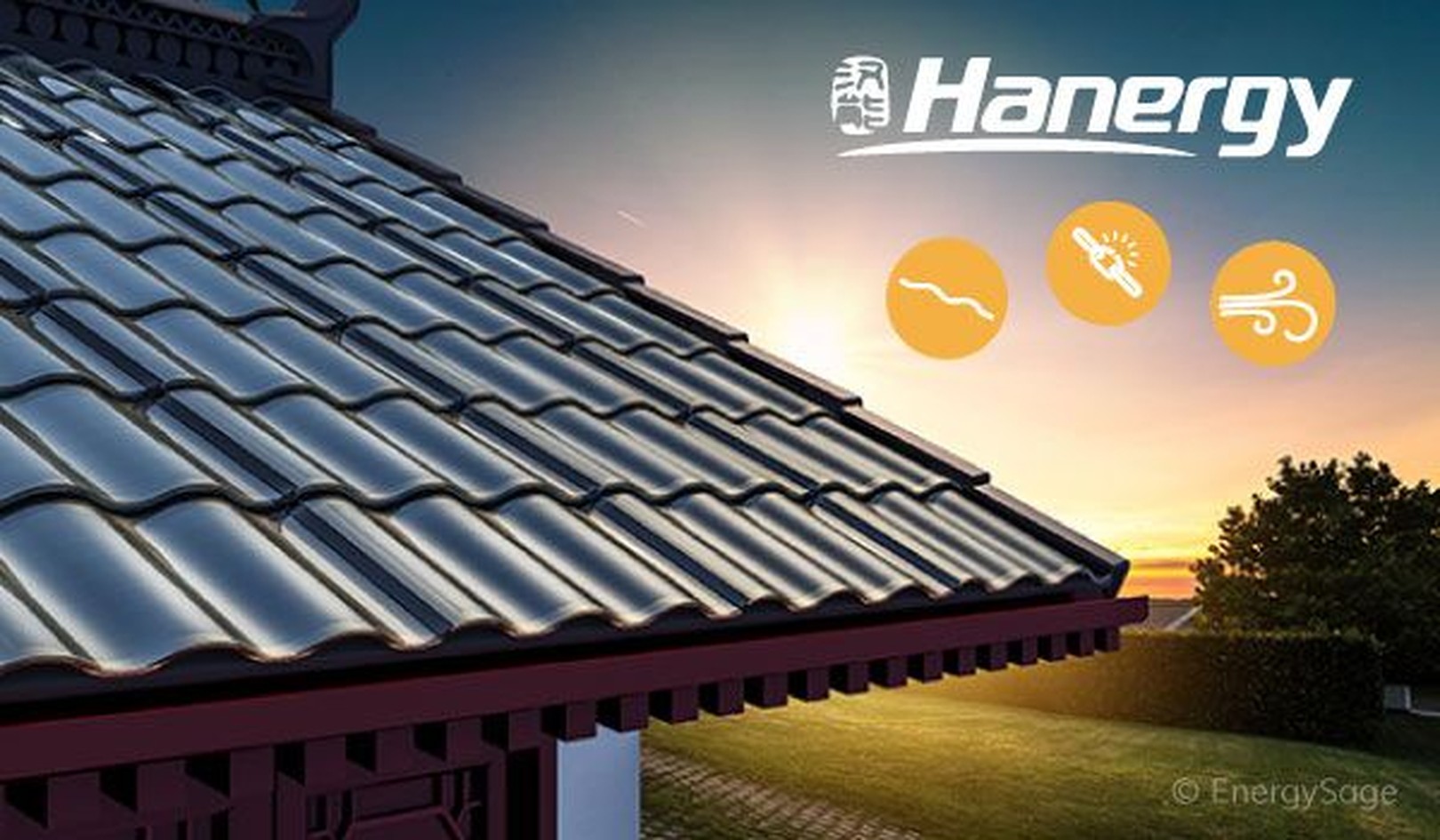 HanTiles on a roof