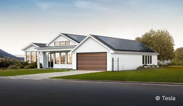 Tesla solar panels.