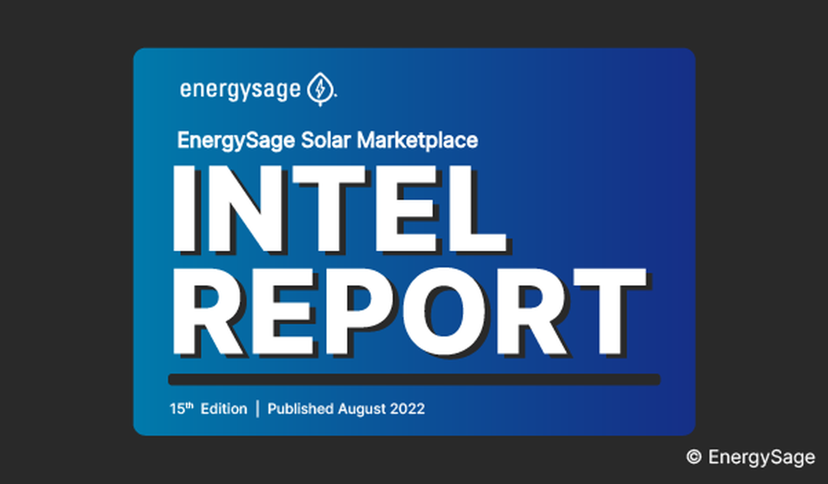 EnergySage 15th Marketplace Intel Report.