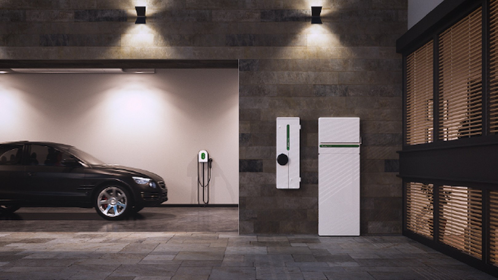 House with the Schneider Home energy management system