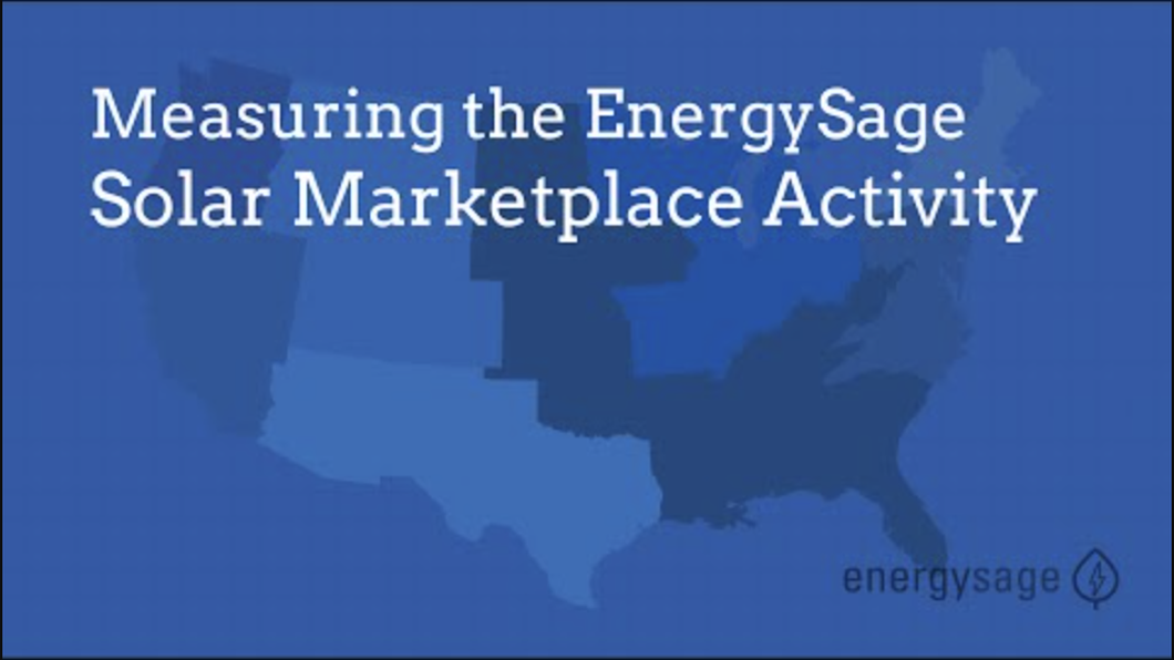 Measuring the EnergySage Solar Marketplace Activity