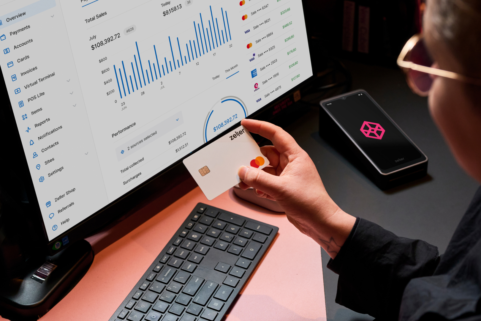 Using Zeller Debit Card at in.cube8r in Melbourne Central