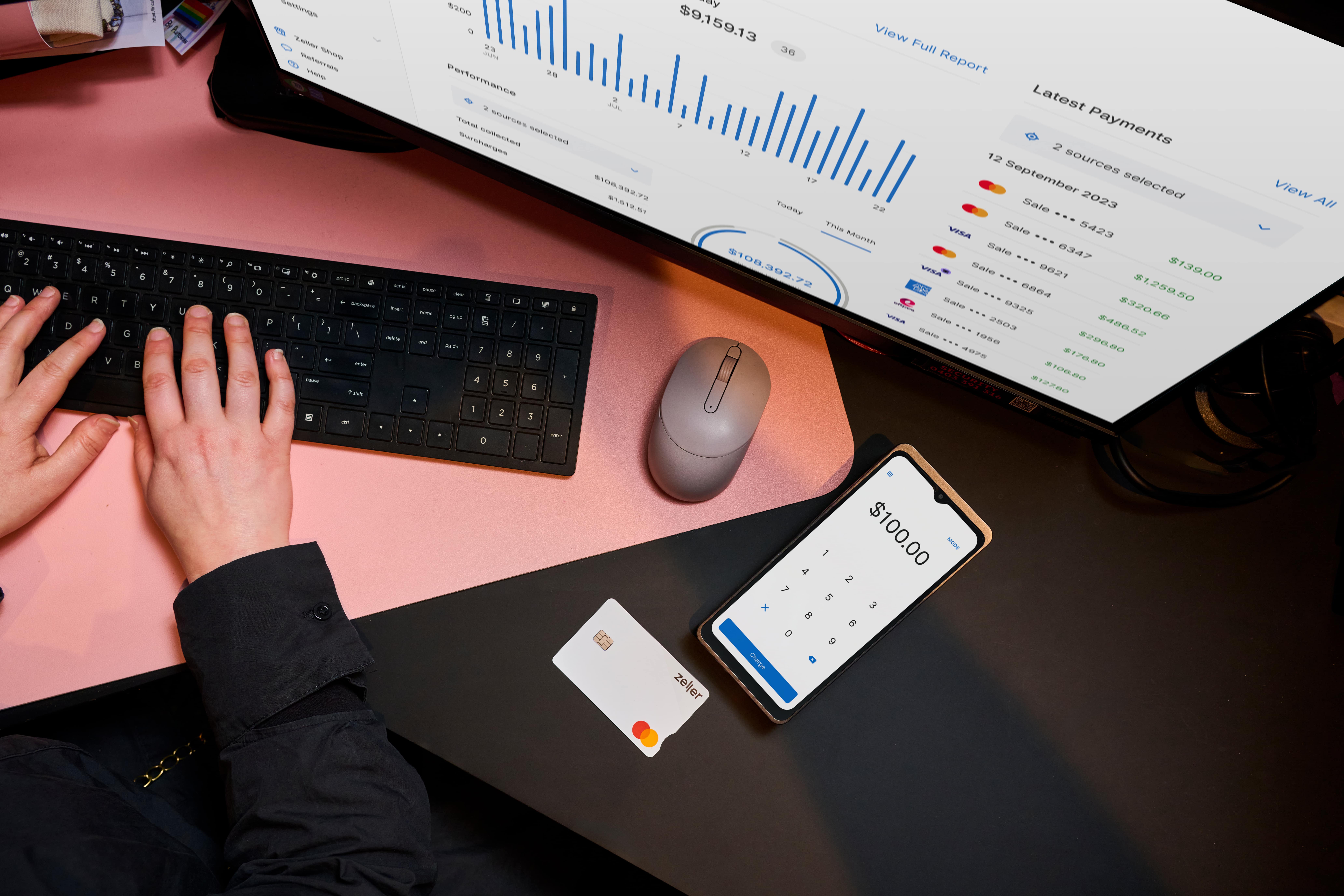 Zeller Terminal and Zeller Debit Card in use at in.cube8r in Melbourne
