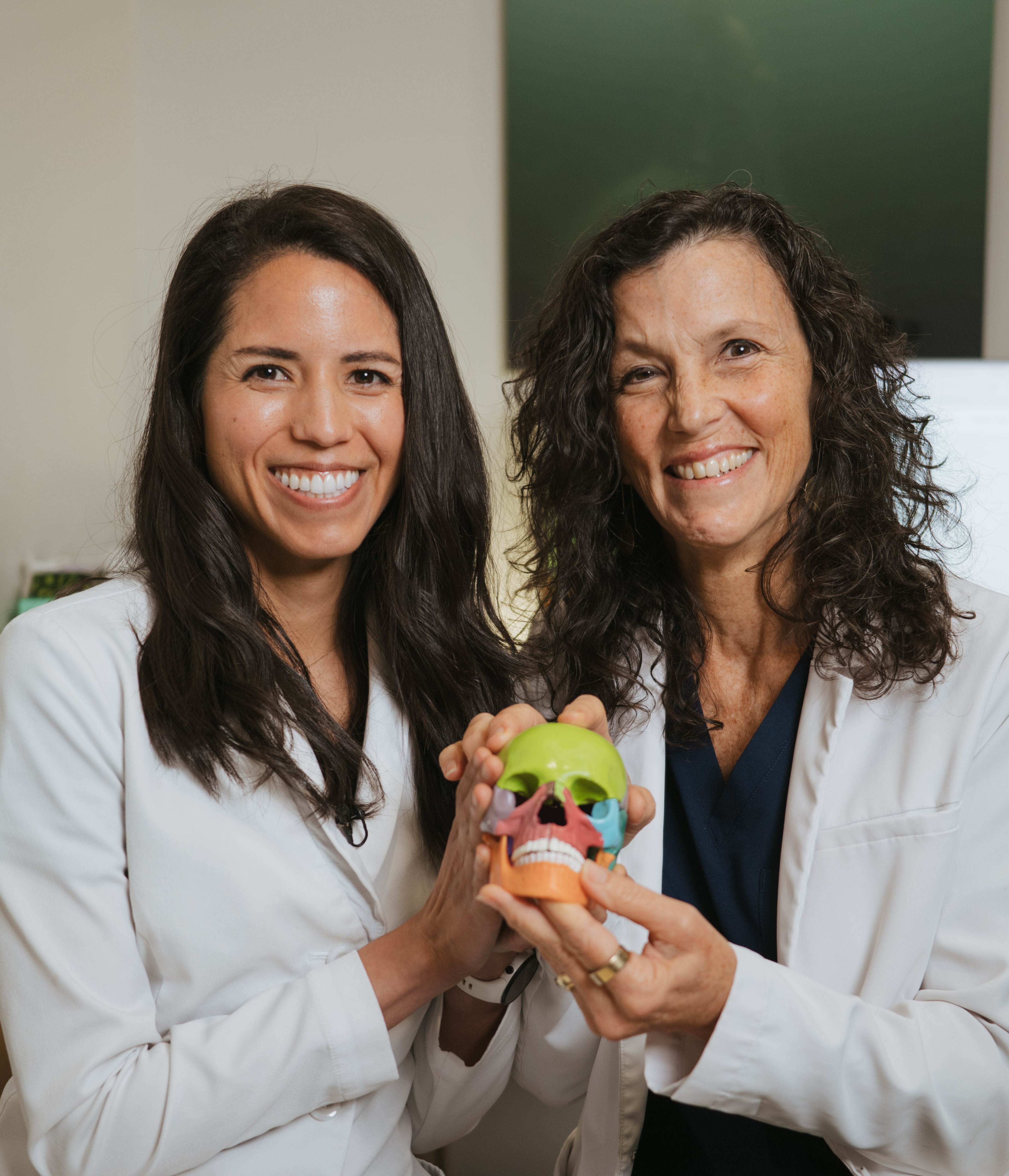 Dr. Claire Ferrari and Dr. Alena Larios - Ferrari Larios Orthodontics - FLO - Berkeley Bay Area - showing the jaw in relation to airway orthodontics