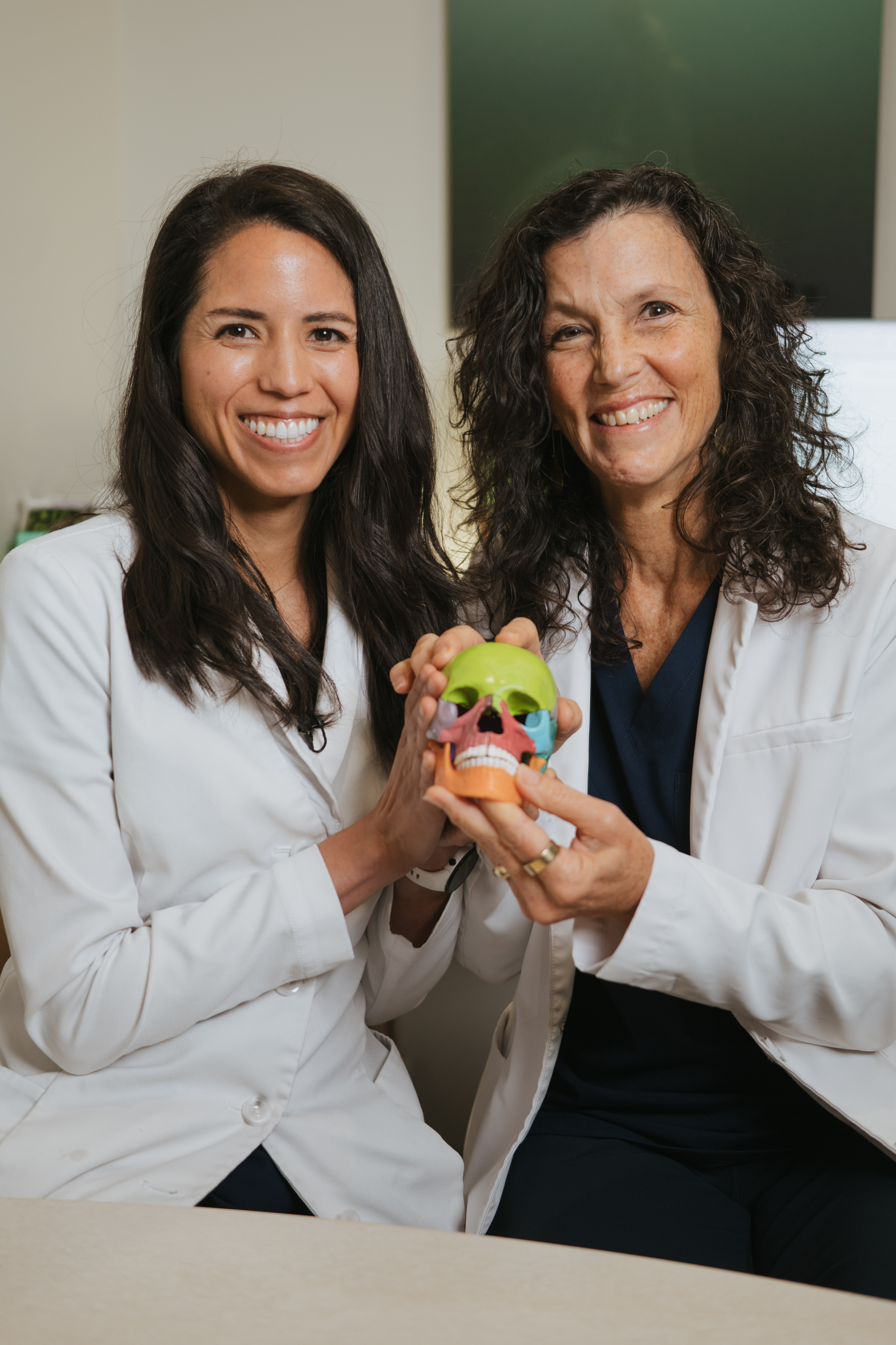 Dr. Claire Ferrari and Dr. Alena Larios - Ferrari Larios Orthodontics - FLO - Berkeley Bay Area - showing the jaw in relation to airway orthodontics