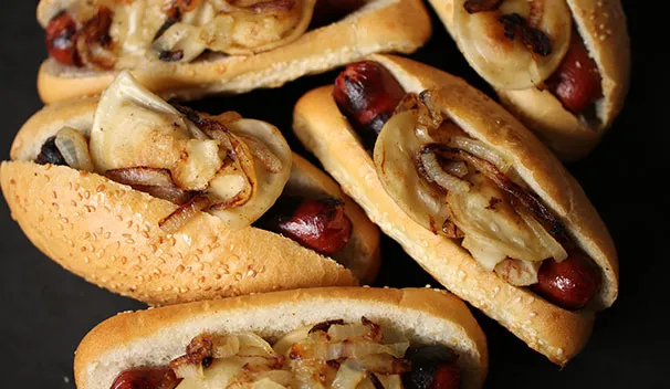 Pierogi Hot Dog