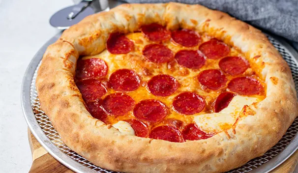 Pepperoni Stuffed Crust Pizza