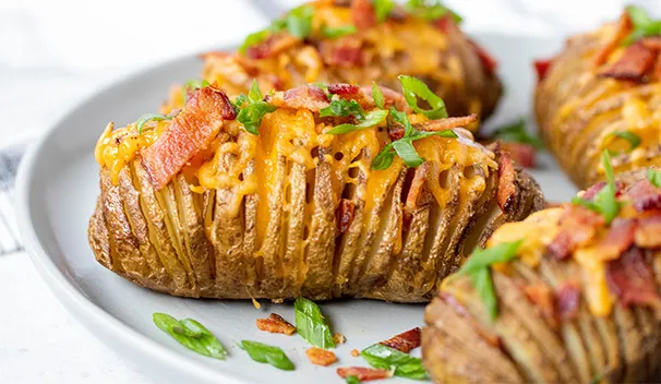 Hasselback Loaded Potatoes