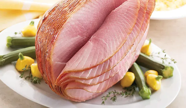 Apricot Glazed Spiral Ham