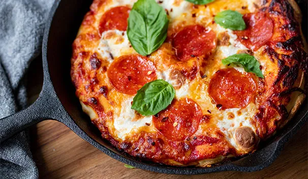 Cast Iron Skillet Pizza