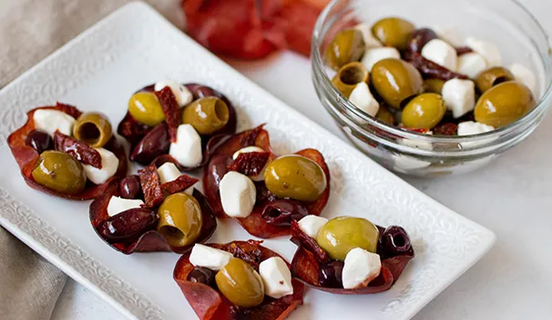 Salami Antipasto Cups