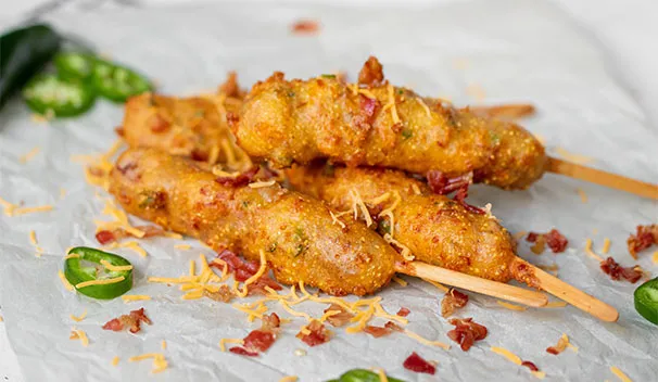 Jalapeño Popper Corn Dogs