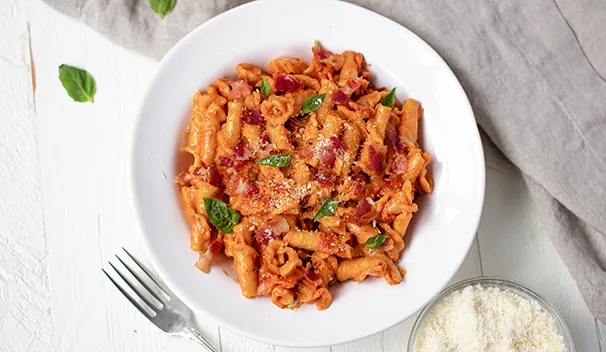 Bacon Pasta alla Vodka