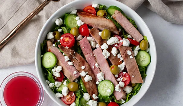Ham Steak Salad
