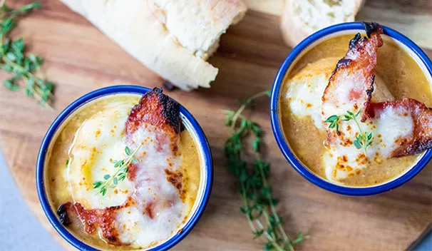 Instant Pot Bacon French Onion Soup