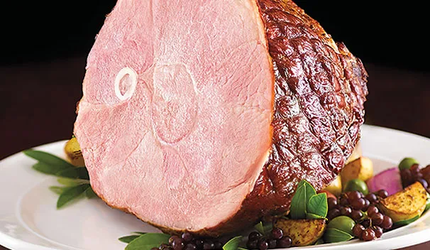 Apple Spice Glazed Ham