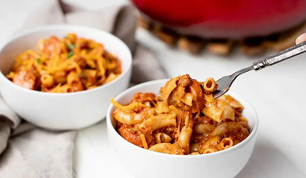 Hot Dog Chili Mac