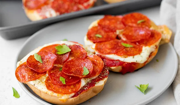 Pizza Bagels