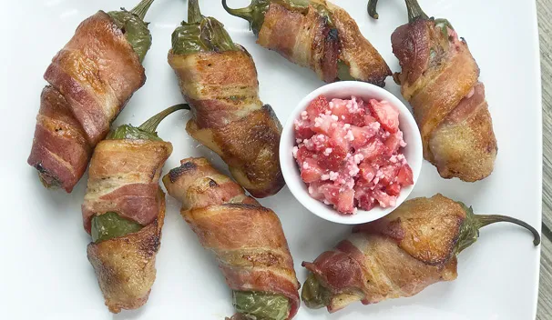 Bacon Wrapped jalapeños