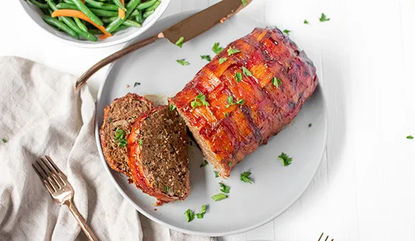 Bacon Wrapped Meatloaf