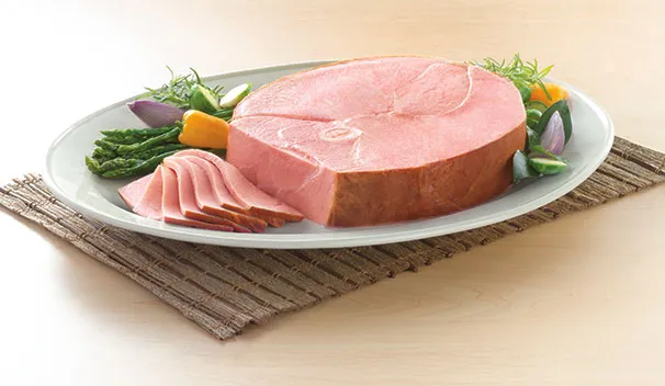 Slow Cooker Ham Roast with Pineapple Sauce