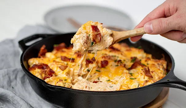 Loaded Bacon Cauliflower Bake