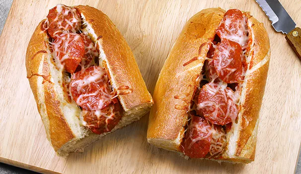 Pepperoni Meatball Subs