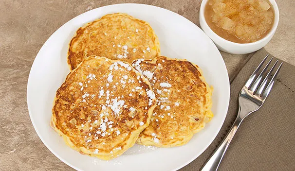 Ham and Corn Griddlecakes