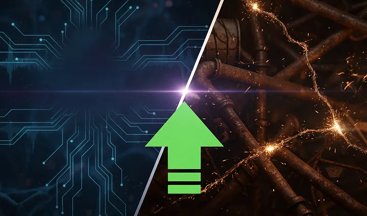 Two competing abstract images representing Pipecat and Switchboard pulling the same direction in different ways.