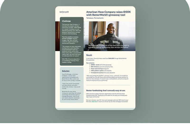 Case study: American Hose Company