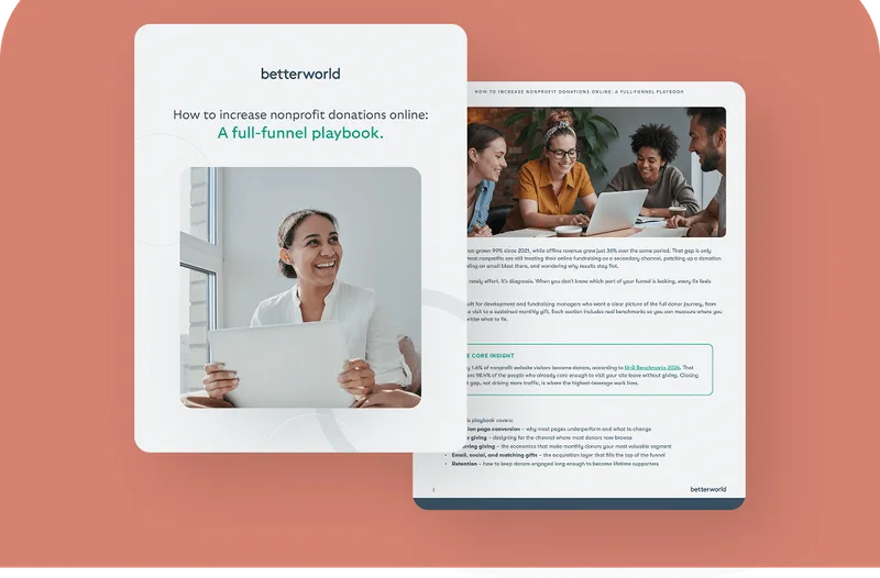 How to increase nonprofit donations online: A full-funnel playbook