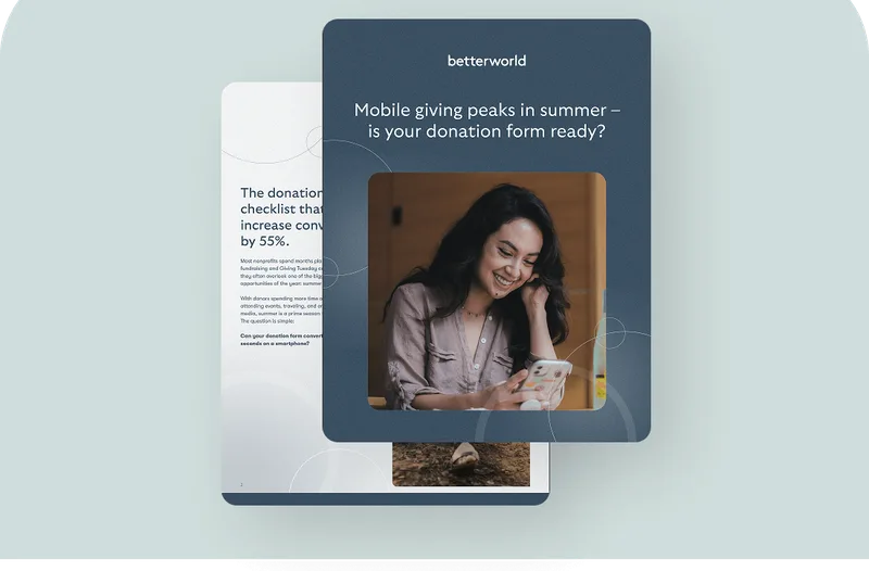 Mobile Giving Peaks in Summer — Is Your Donation Form Ready?