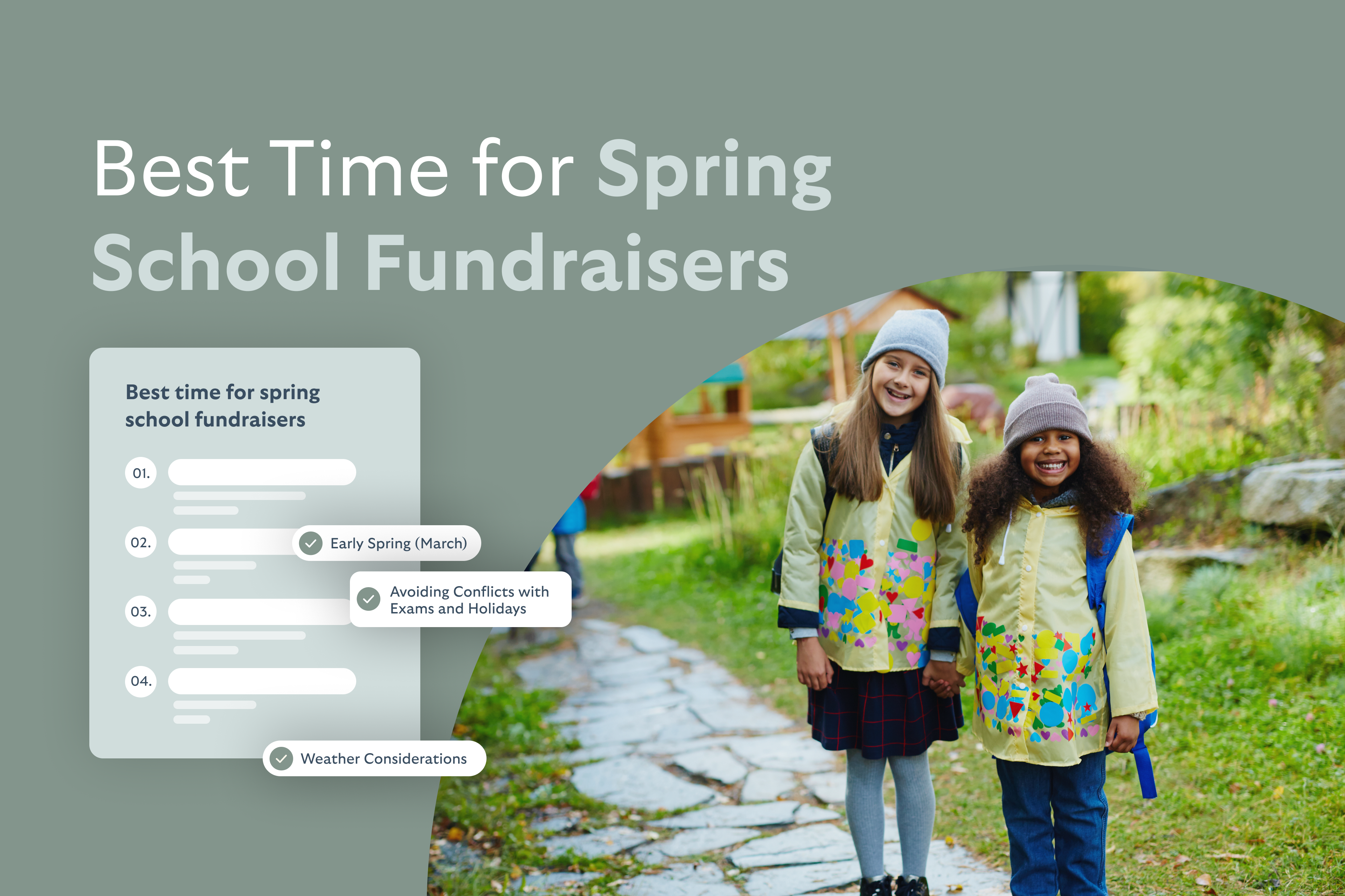 Best time for spring school fundraisers