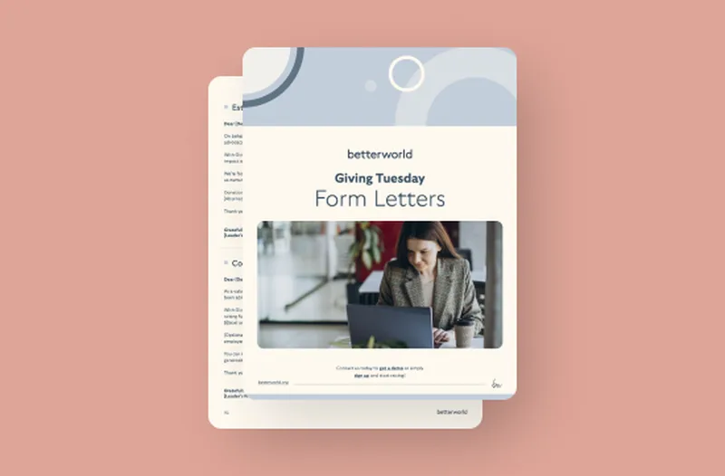 Giving Tuesday form letters