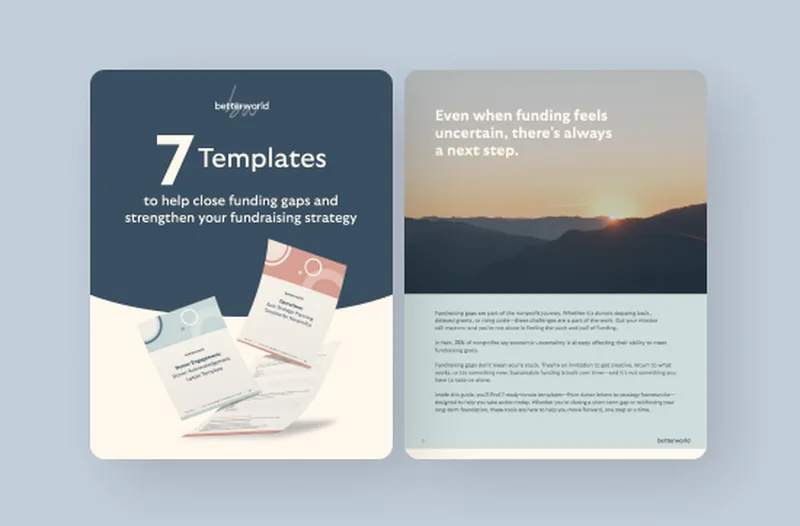 7 Templates to help close fundraising gaps and strengthen your fundraising strategy