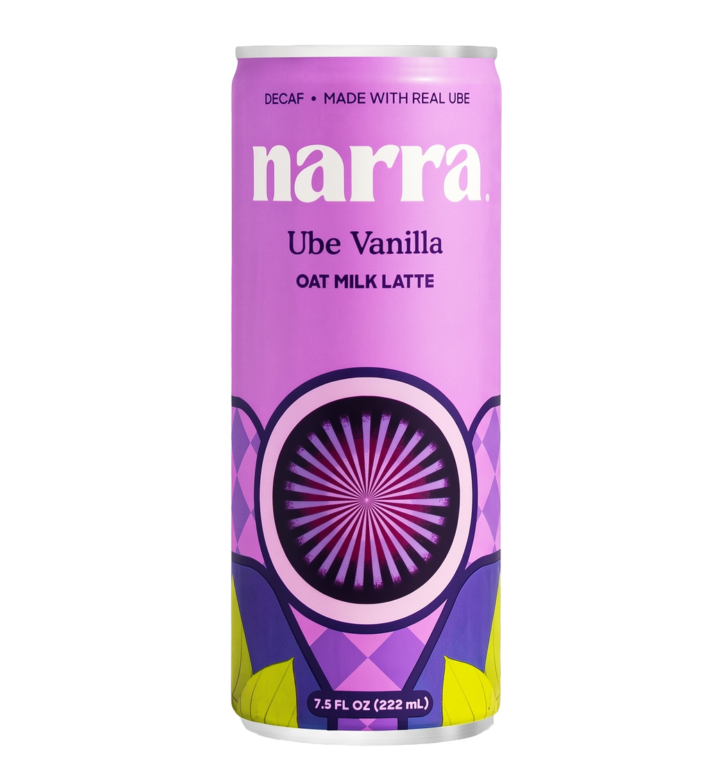 Ube Vanilla Oat Milk Latte