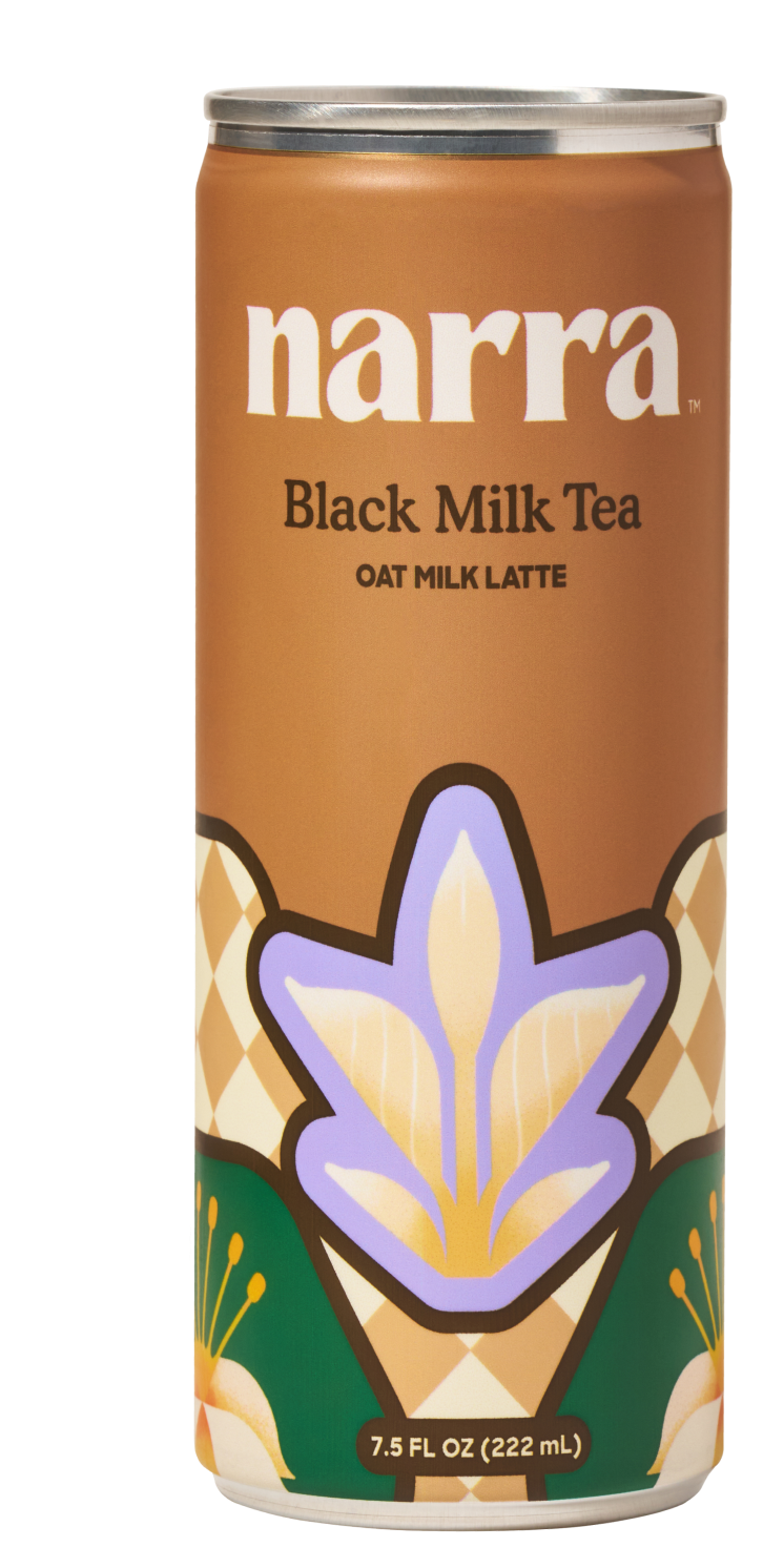 A can of Narra oat milk latte