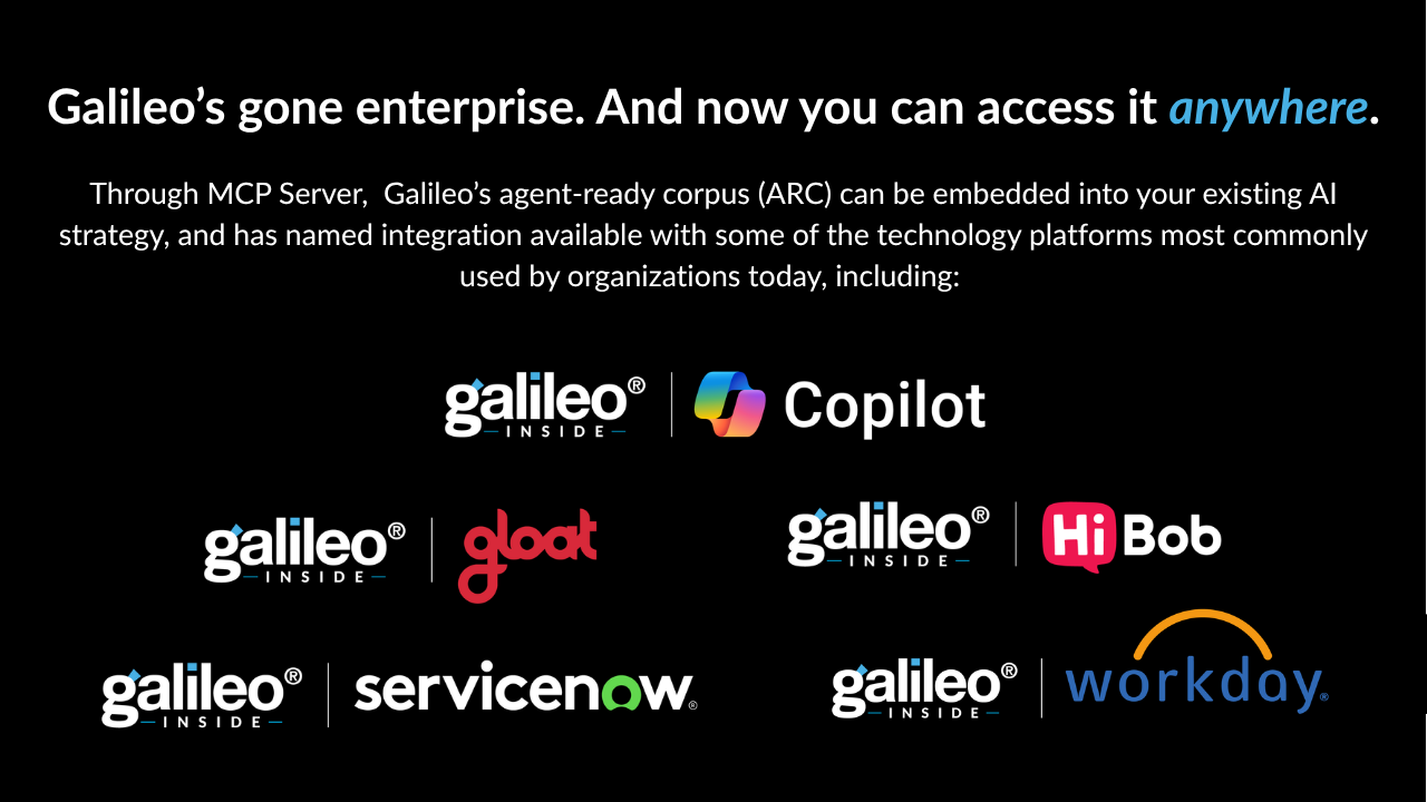Galileo Inside snapshot for Agent page