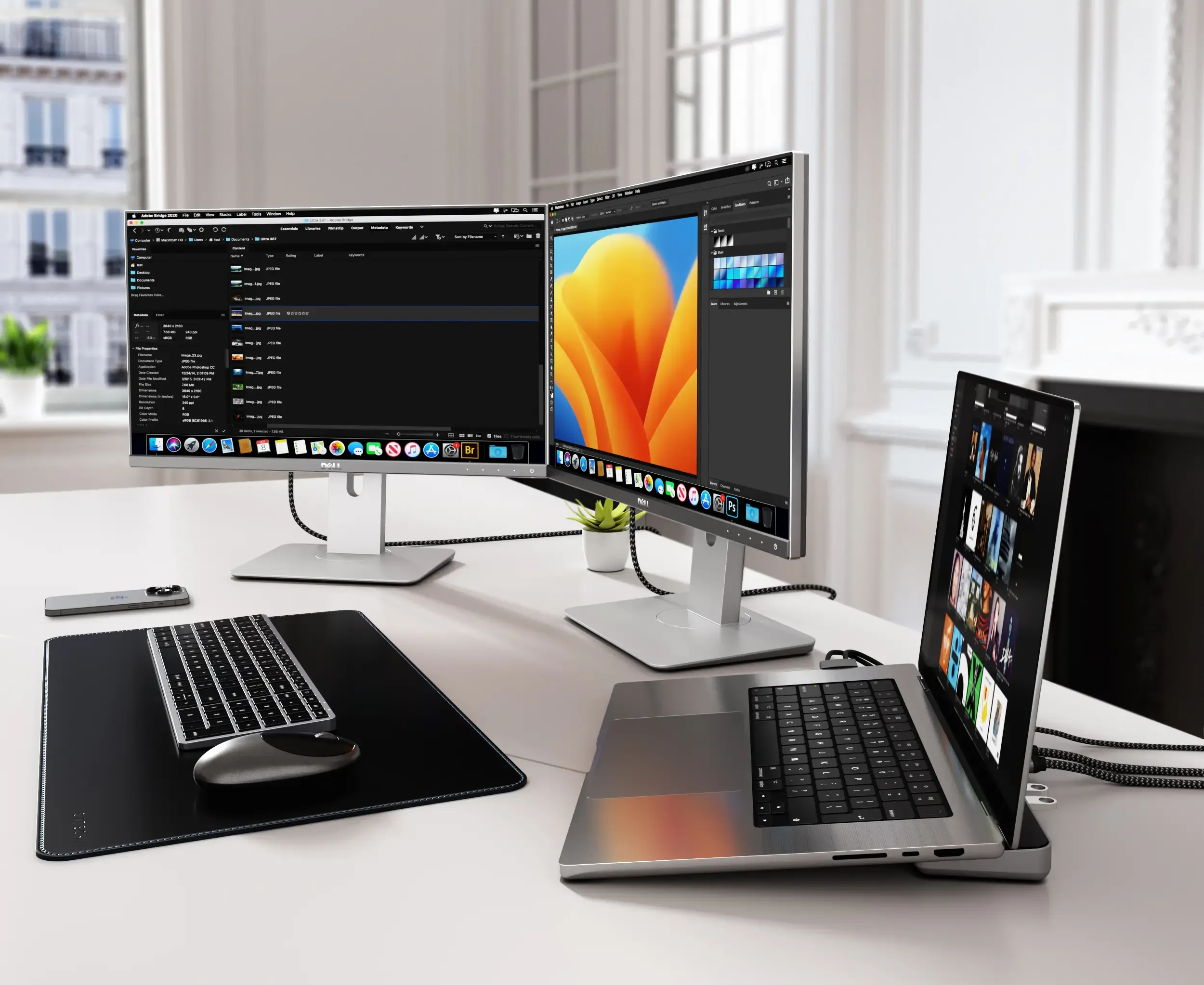 Satechi Dual Dock Stand - Docking Station with NVMe SSD Enclosure