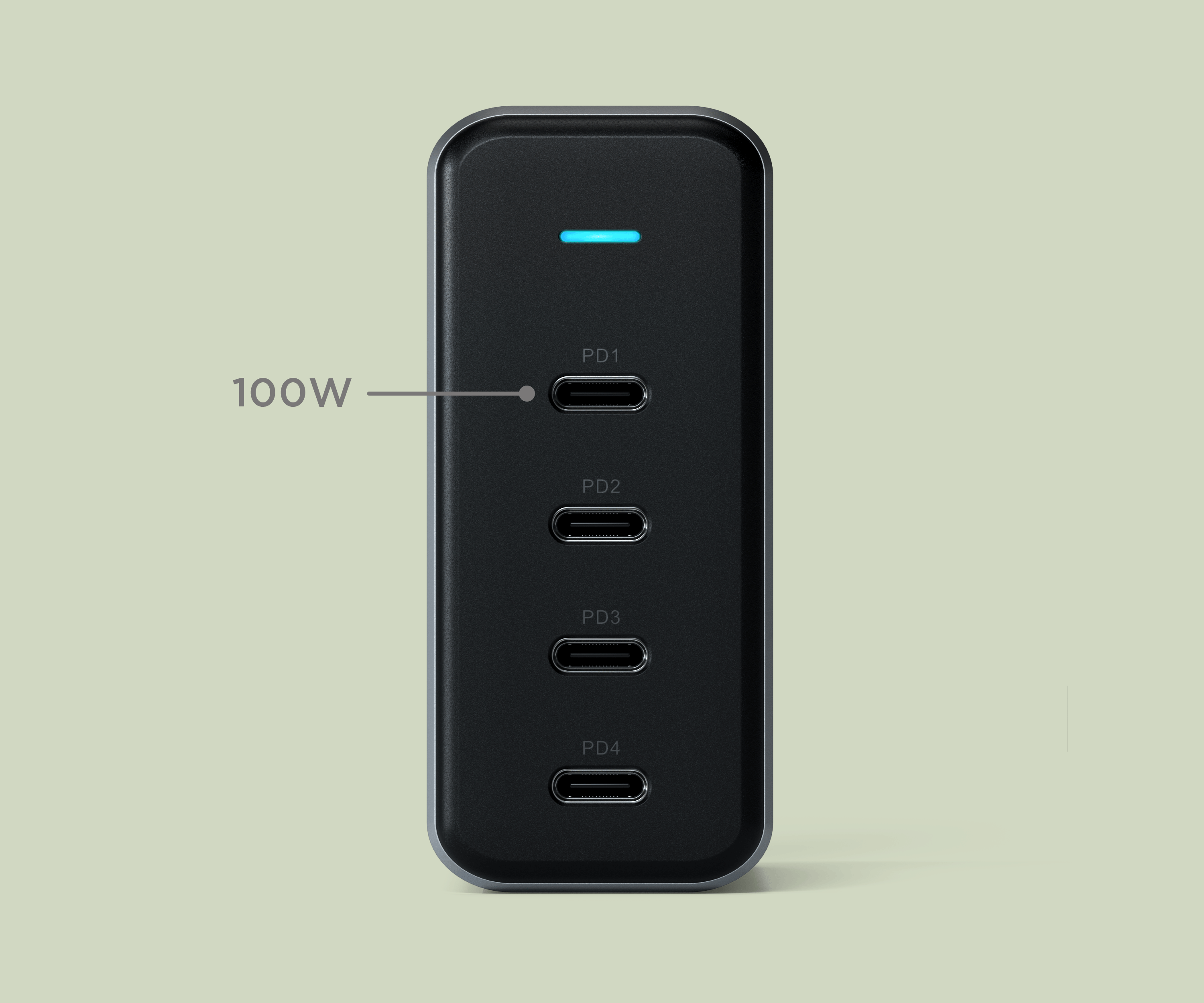 165W USB-C 4-Port PD GaN Charger
