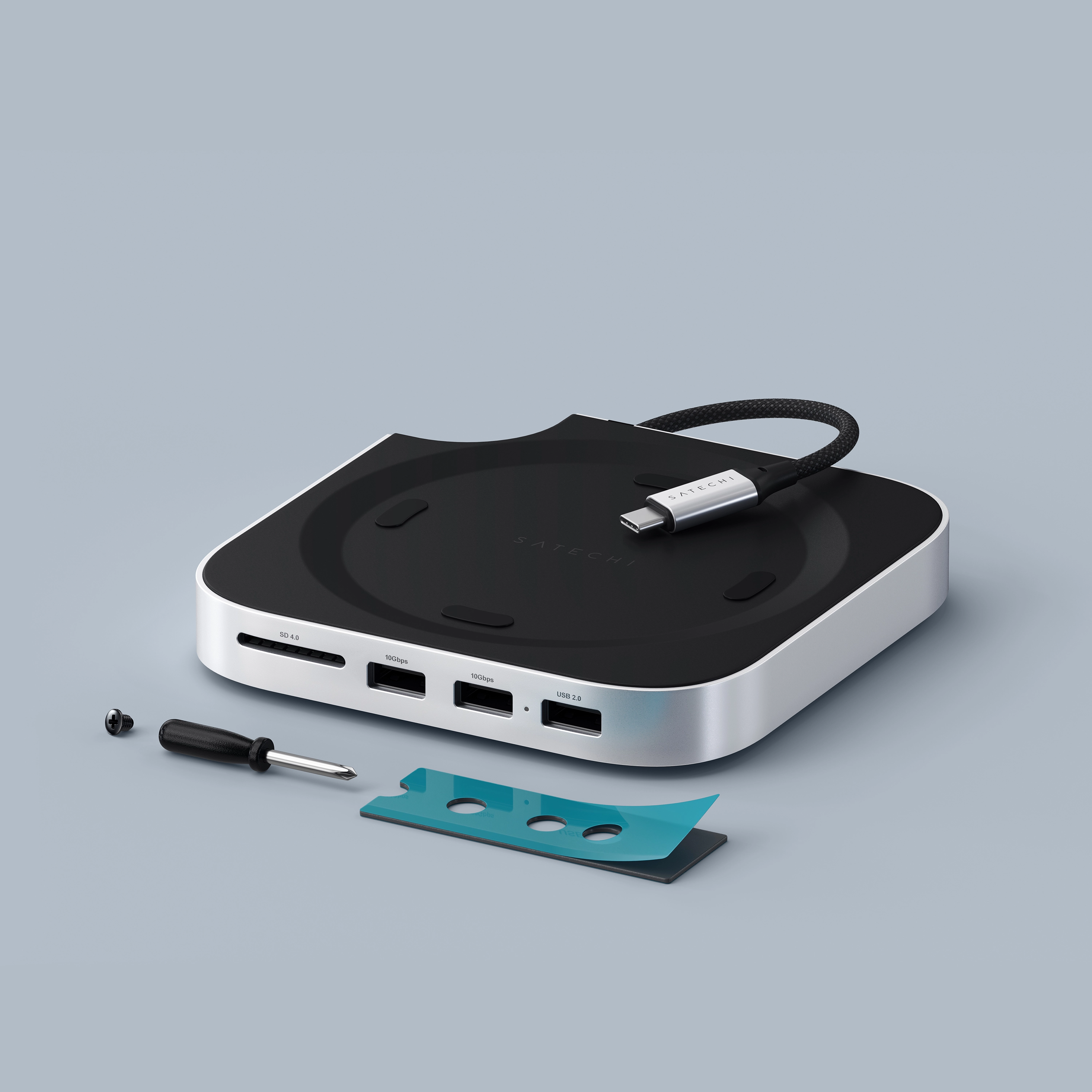 Mac Mini M4 Stand & Hub with SSD Enclosure | Satechi - Apple and