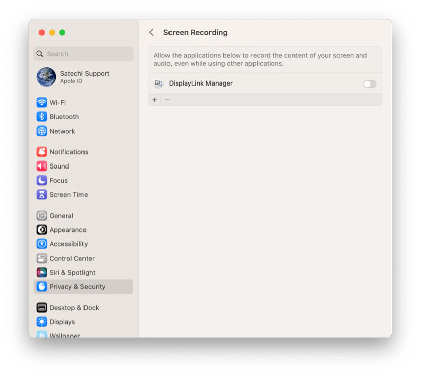 DisplayLink Manager – macOS Installation Instructions