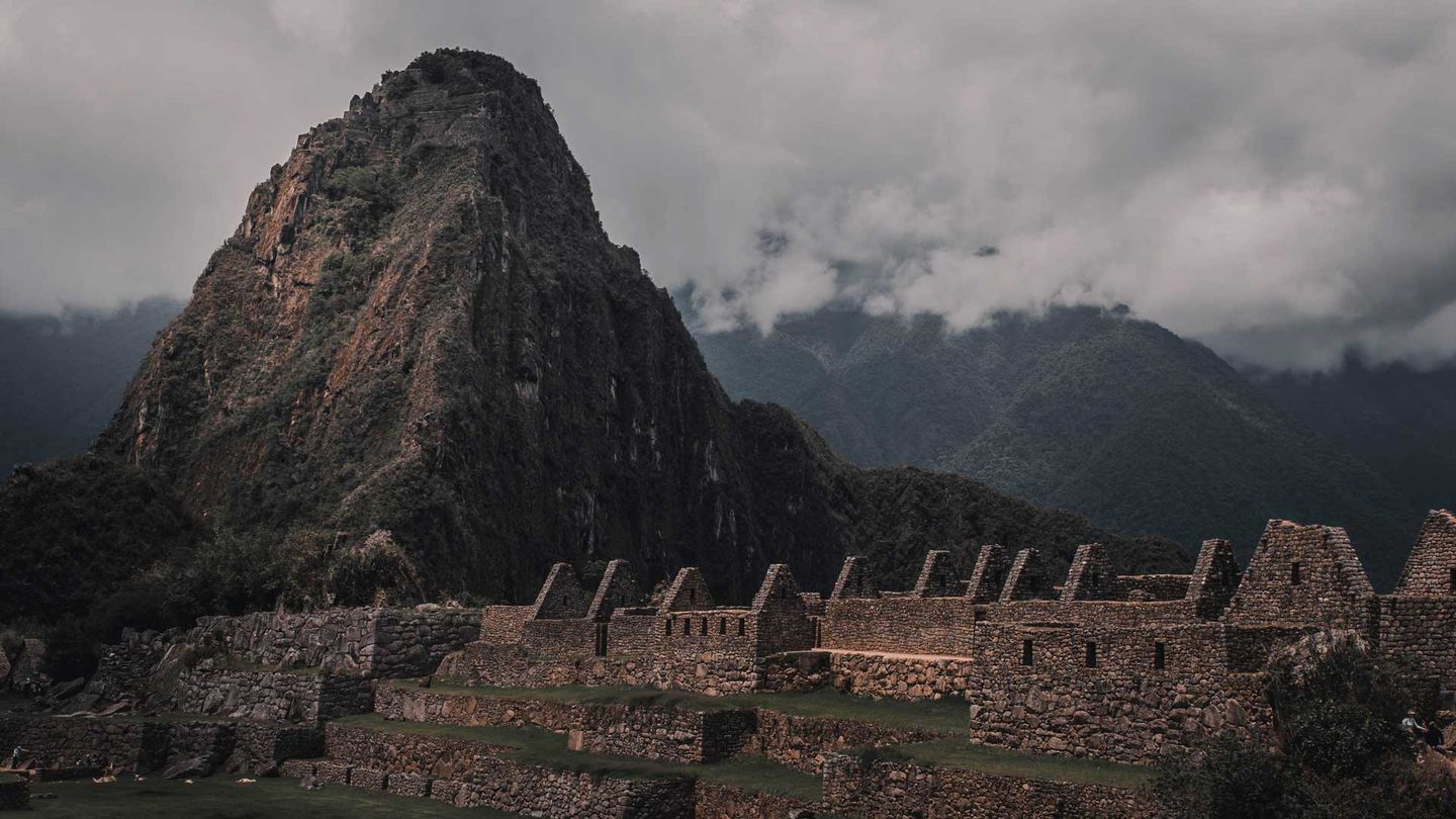 A view of Machu Picchu in Peru