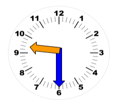 A clock showing the time 9:30.