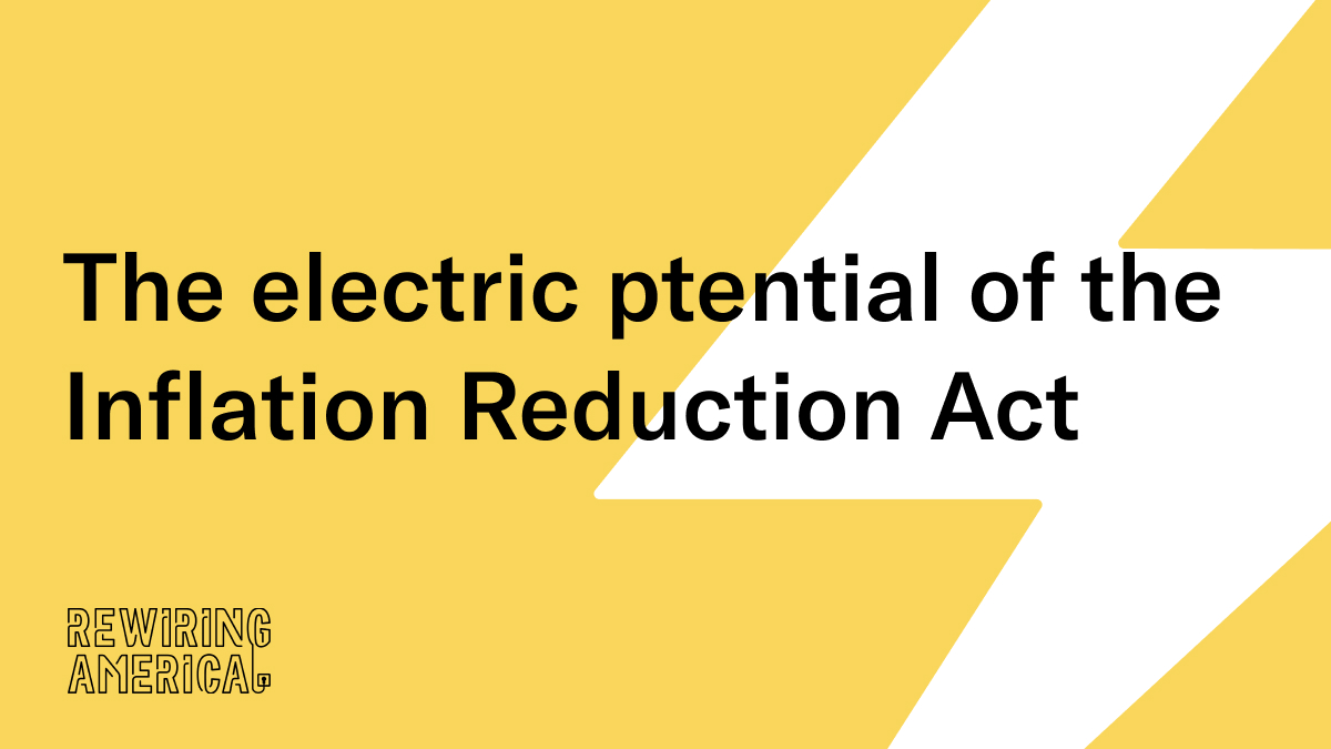 The electric potential of the Inflation Reduction Act
