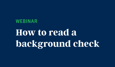 How to read a background check | Checkr Resources