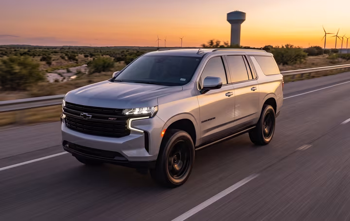 Chevy Tahoe Driving