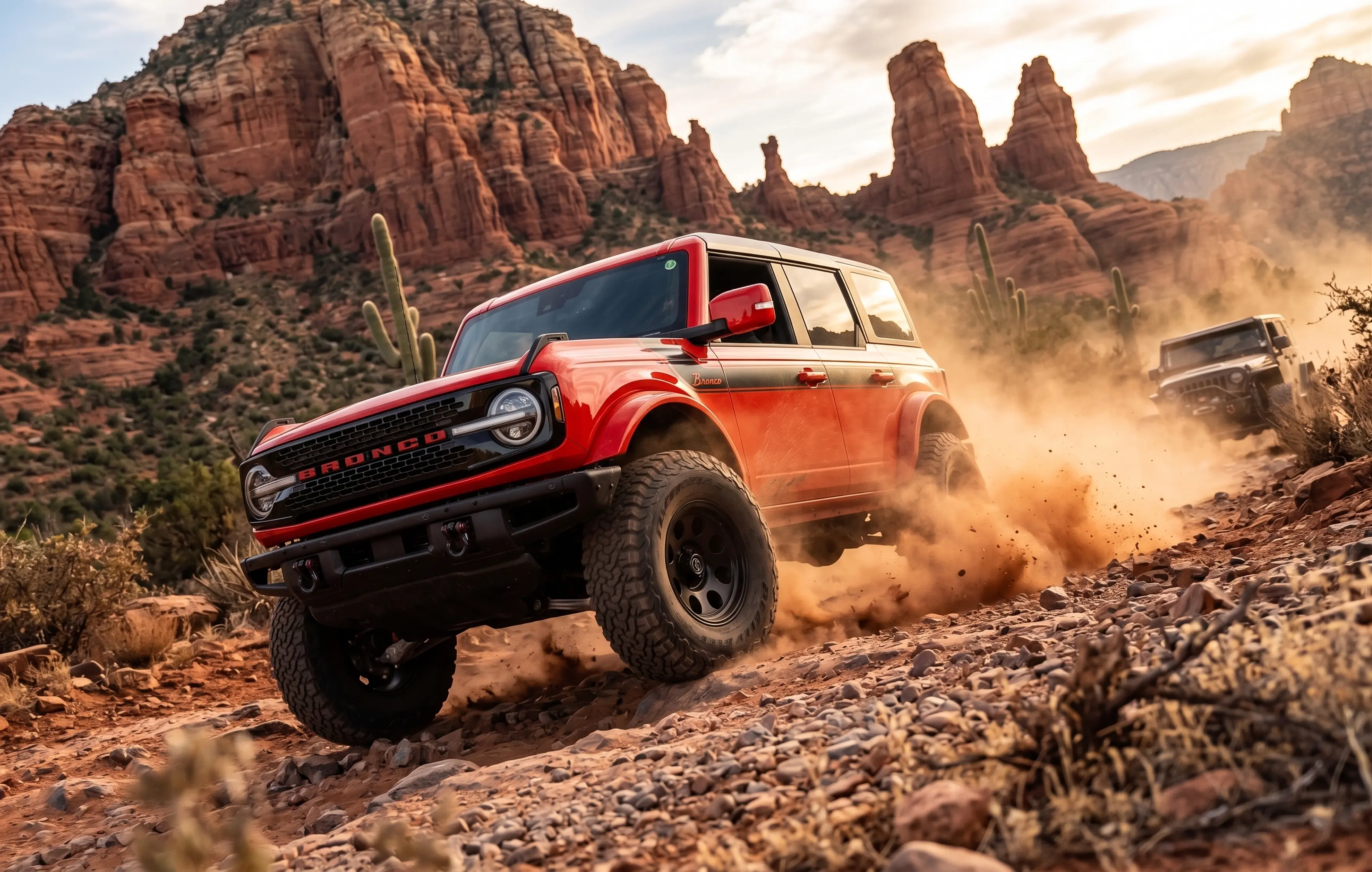 Bronco off-roading