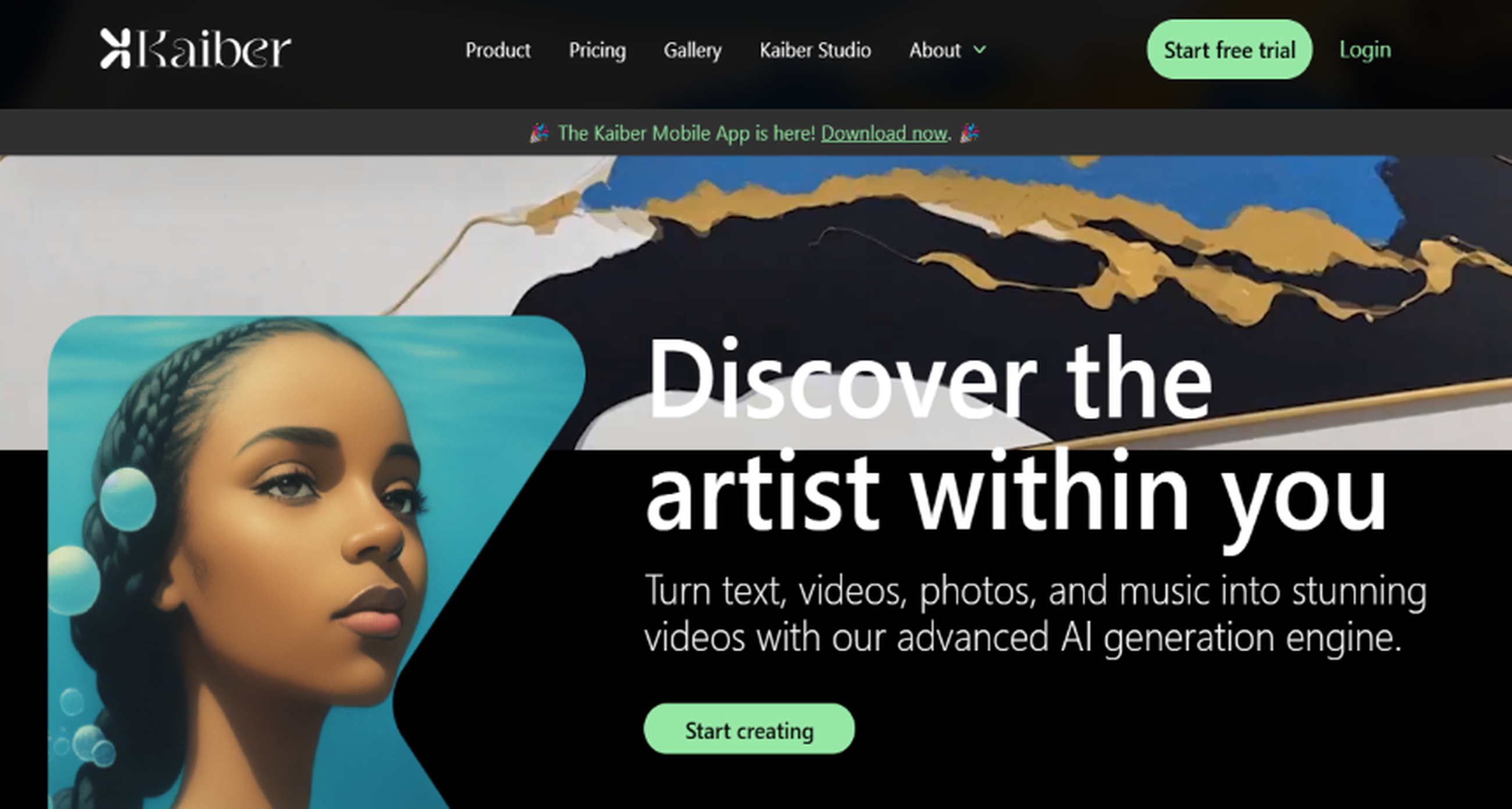 Kaiber Studio: AI Video Transformation | Top AI Tools